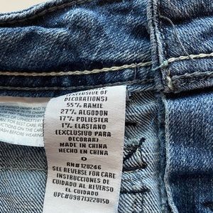 Blue jean wallflower shorts